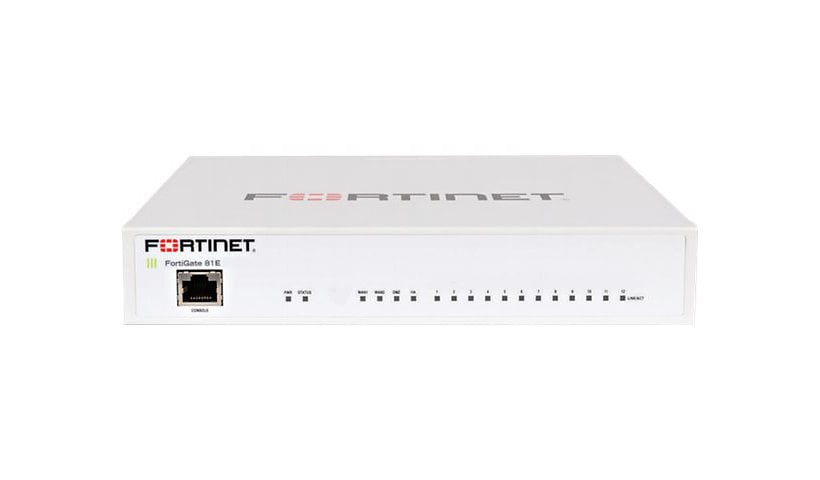 Fortinet FortiGate® 80E Desktop with 3 Year ASE FortiCare Protection