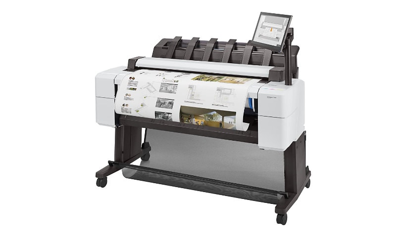 HP Designjet T2600 PostScript Inkjet Large Format Printer - Includes Printer, Scanner, Copier - 36" Print Width - Color