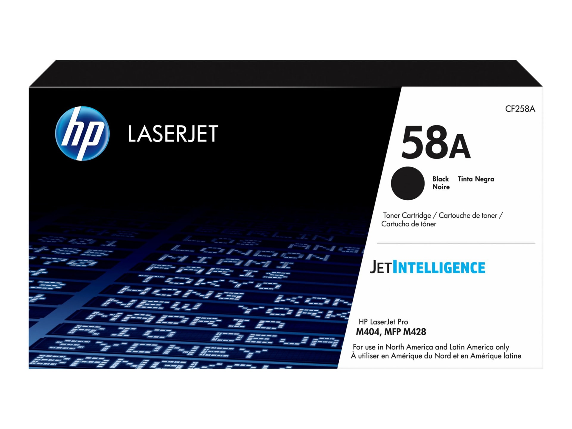 HP 58A (CF258A) Original Standard Yield Laser Toner Cartridge - Black - 1 Each