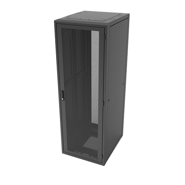 Great Lakes 44U E-Cabinet Enclosure with Solid Top Panel