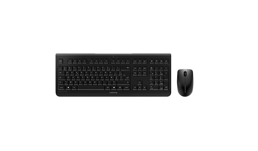 CHERRY DW 3000 - keyboard and mouse set - French - black