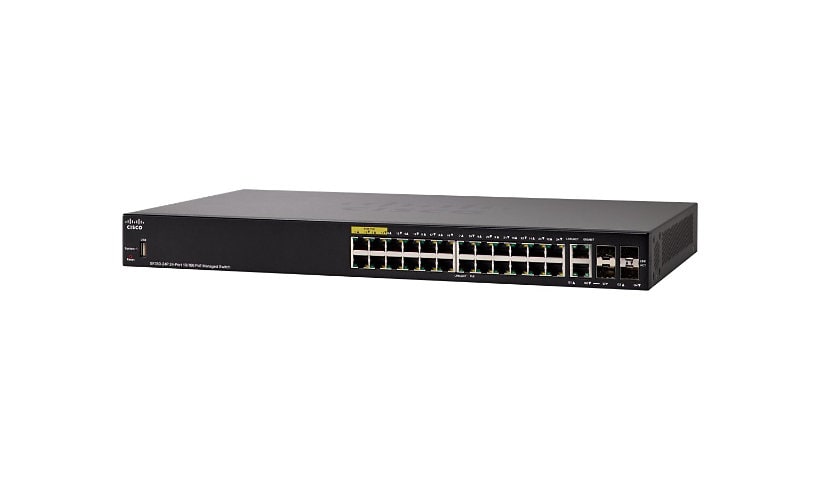 Cisco Small Business SF350-24P - switch - 24 ports - managed - rack-mountab