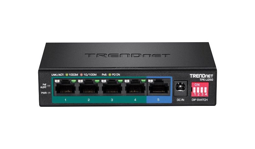 TRENDnet TPE LG50 - switch - 5 ports - unmanaged - TAA Compliant