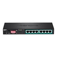 TRENDnet 8-Port Gigabit Long Range Poe+ Switch; TPE-LG80;65W Poe Budget; Ethernet/Network Switch; Long-Range Poe+