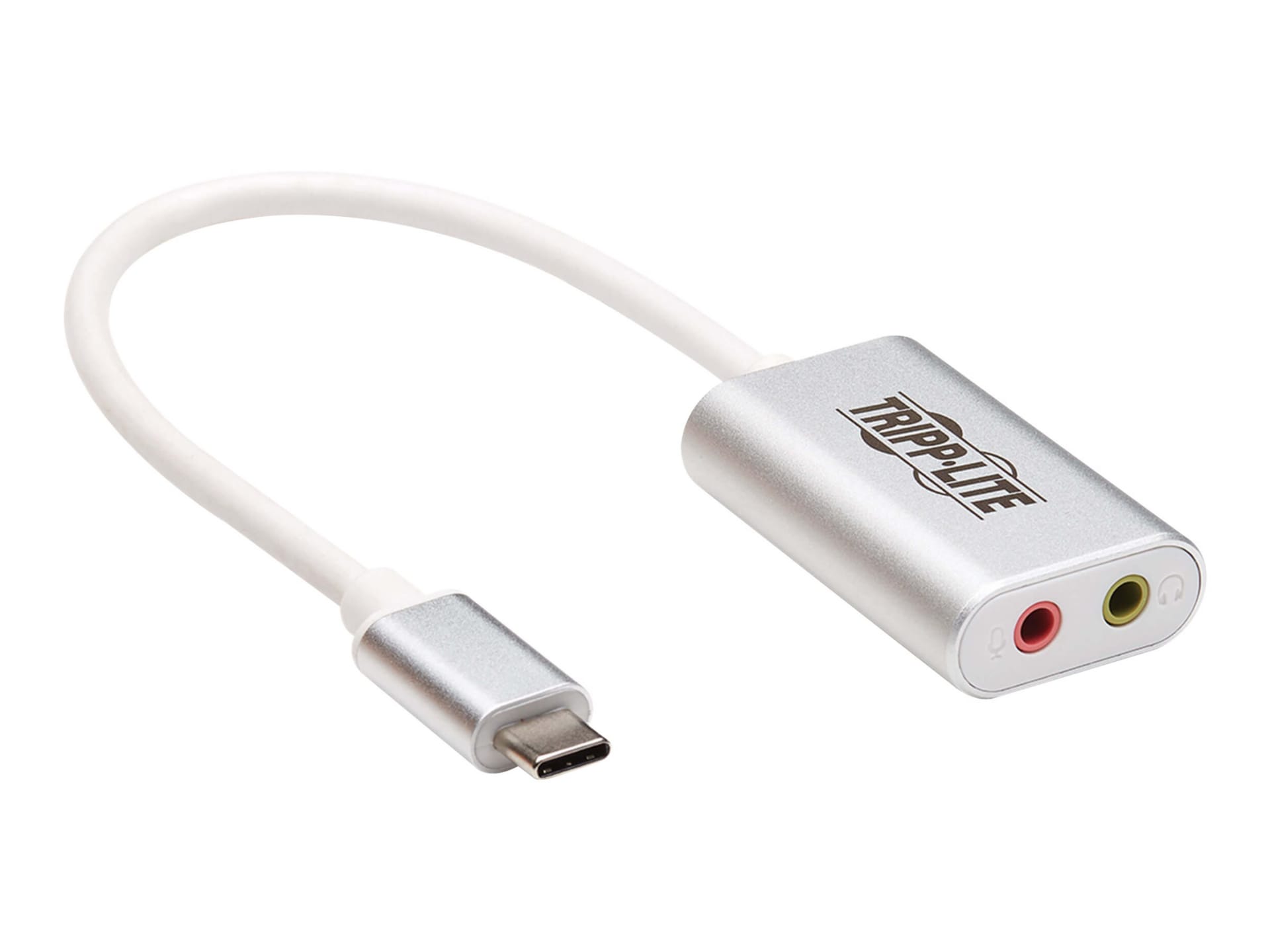 Tripp Lite USB C to 3.5mm Stero Audio Adapter for Microphone Headphones -  USB-C to headphone jack adapter - audio / USB