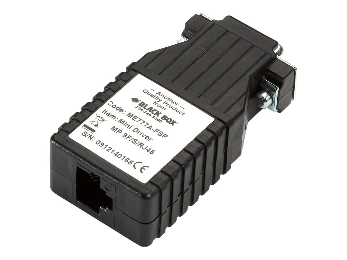 Black Box DB9/RJ-45 Female Mini Driver MP9 (Asynchronous)