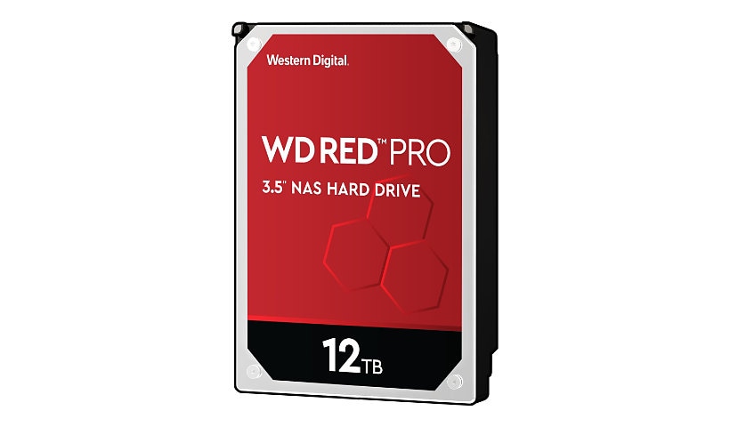 WD Red Pro NAS Hard Drive WD121KFBX - hard drive - 12 TB - SATA 6Gb/s