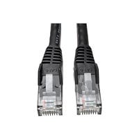 Eaton Tripp Lite Series Cat6 Gigabit Snagless Molded (UTP) Ethernet Cable (RJ45 M/M), PoE, Black, 2 ft. (0.61 m),