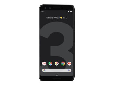 Google Pixel 3 - just black - 4G - 128 GB - CDMA / GSM - smartphone