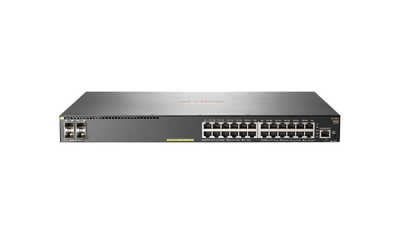 HPE Aruba 2930F 24G PoE+ 4SFP+ TAA - switch - 24 ports - managed - rack-mou