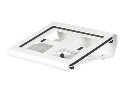 SpacePole C-Frame Low Freestanding Enclosure for iPad Air & Air 2 - White