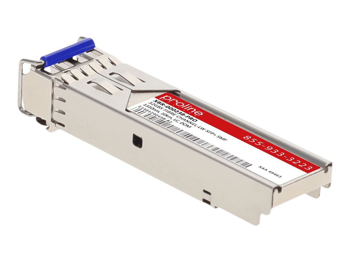 Proline Brocade® XBR-000238 Compatible TAA 32GBase-LW Fibre Channel SFP+ Transceiver (SMF, 1310nm, 10km, LC, DOM)