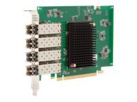 Emulex LPE35004-M2 - Gen 7 - host bus adapter - PCIe 4.0 x8 - 32Gb Fibre Channel Gen 7 (Short Wave) x 4