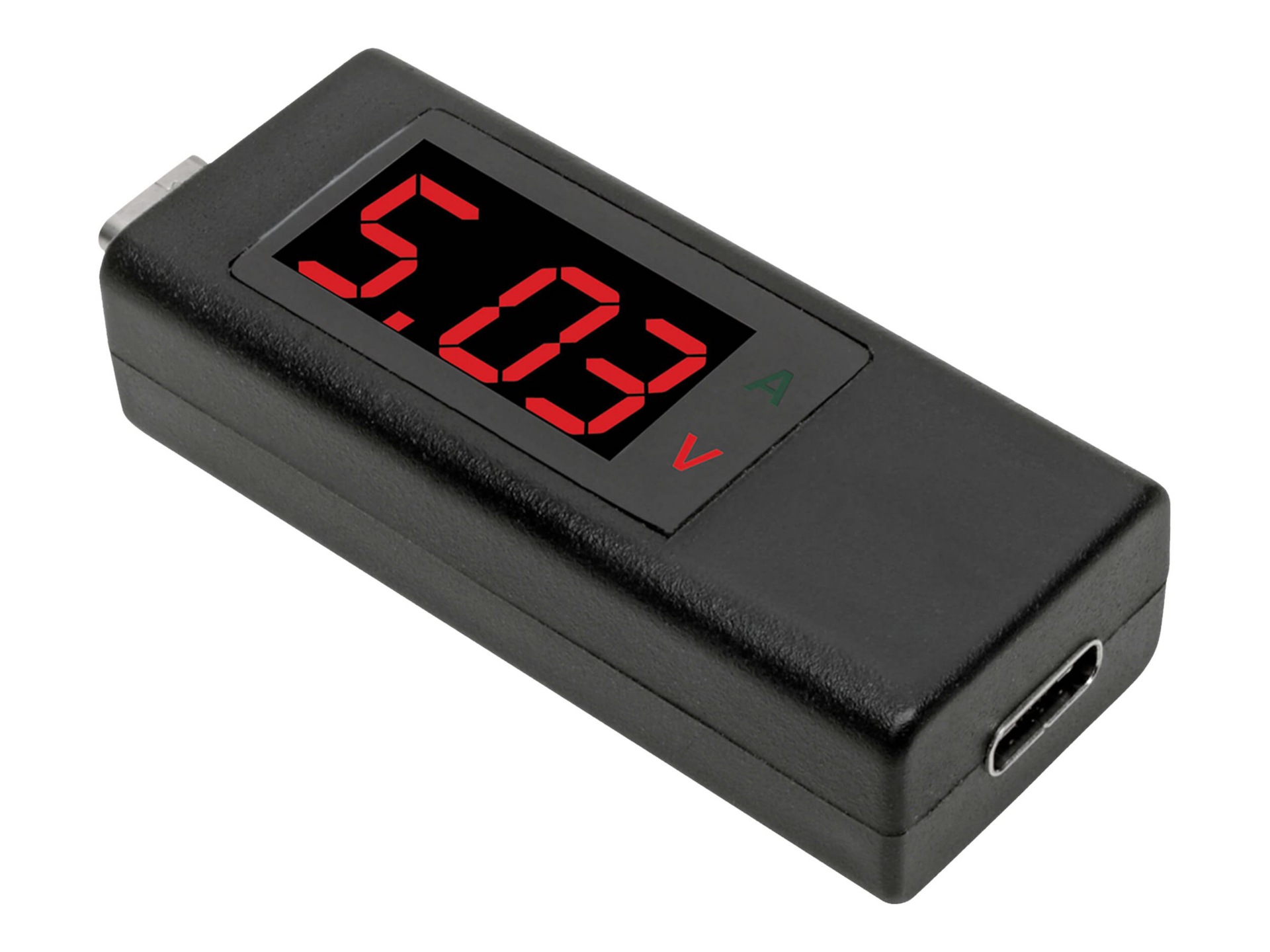 Tripp Lite USB-C Voltage and Current Tester Kit - LCD Screen, USB 3.1 Gen 1, M/F - USB voltage and current meter - USB-C