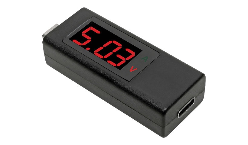 Tripp Lite USB-C Voltage and Current Tester Kit - LCD Screen, USB 3.1 Gen 1, M/F - USB voltage and current meter - USB-C