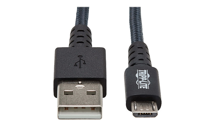 Tripp Lite Heavy Duty USB-A to USB Micro-B Charging Sync Cable Androids 3ft 3' - USB cable - Micro-USB Type B to USB - 3