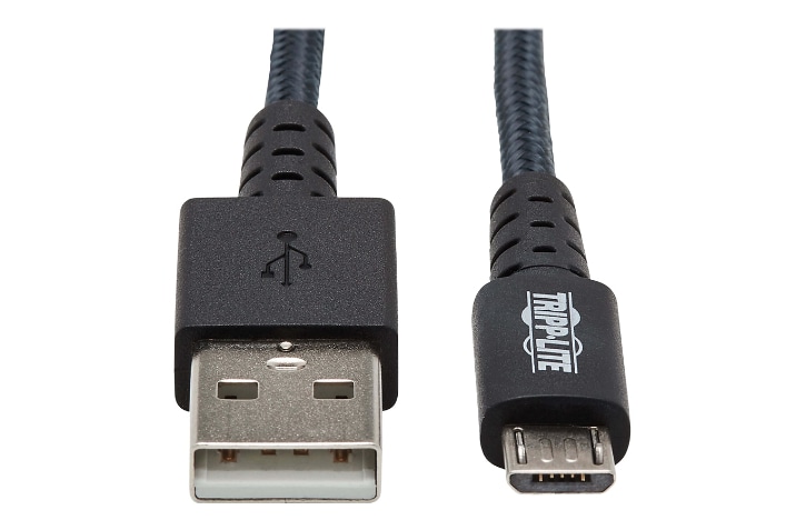 Pathetic Blot Relaxing Tripp Lite Heavy Duty USB-A to USB Micro-B Charging Sync Cable Androids 6ft  6' - USB cable - Micro-USB Type B to USB - 6 - U050-006-GY-MAX - USB Cables  - CDW.com