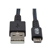 Tripp Lite Heavy Duty USB-A to USB Micro-B Charging Sync Cable Android 10ft 10' - USB cable - Micro-USB Type B to USB -