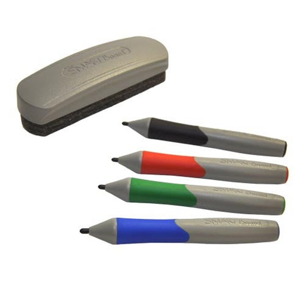 SMART Replacement Pens and Eraser for 600 Series Interactive Display - Set of Four