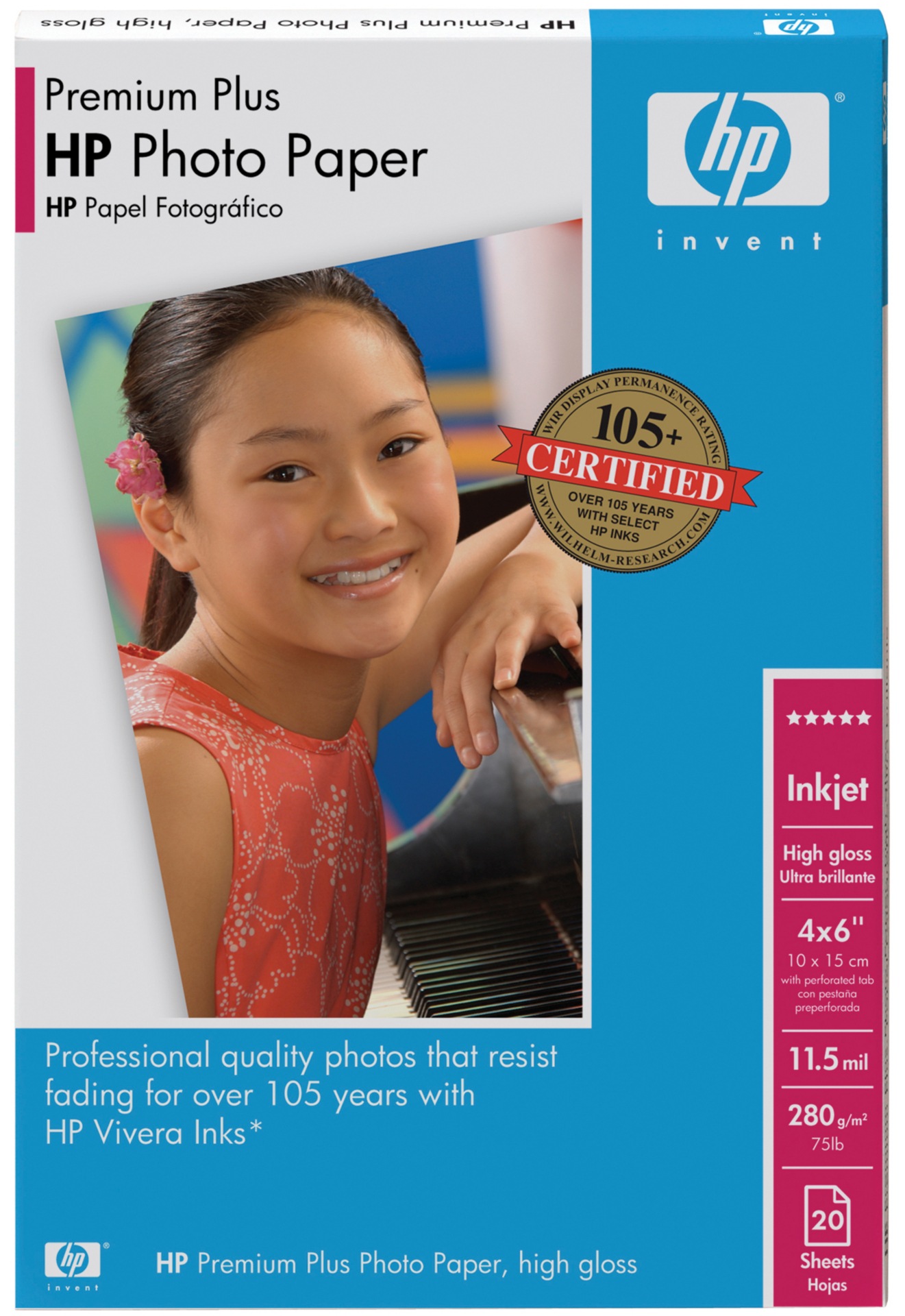 HP Premium Plus High-gloss Photo Paper