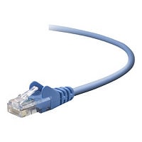 Belkin Cat5e/Cat5 15ft Blue Snagless Ethernet Patch Cable, PVC, UTP, 24 AWG, RJ45, M/M, 350MHz, 15'