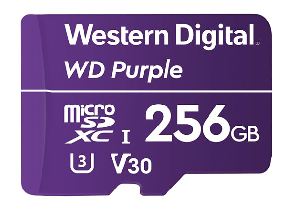 WD PURPLE 256GB MICROSD CARD