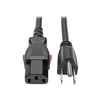 Eaton Tripp Lite Series Computer Power Cord, NEMA 5-15P to Locking C13 - 10A, 125V, 18 AWG, 10 ft. (3,05 m) - power