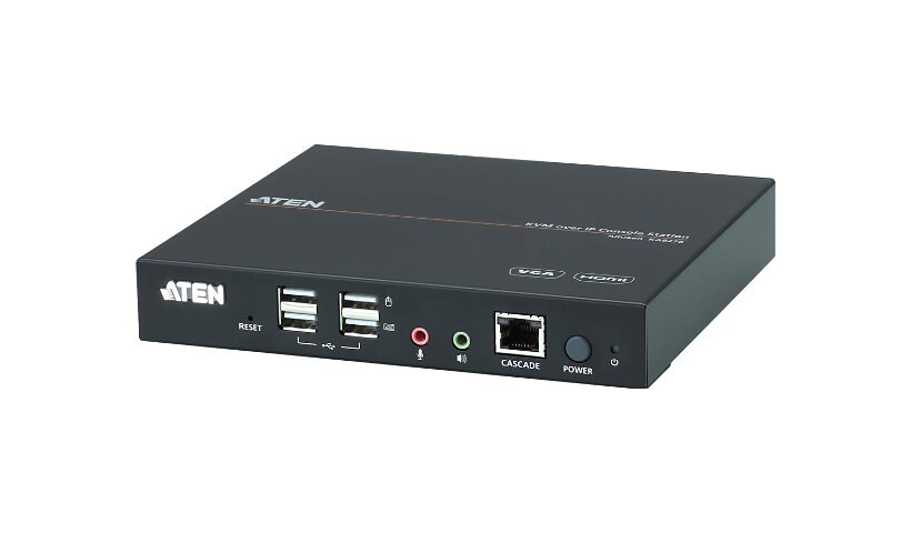 ATEN VGA/HDMI KVM over IP Console Station KA8278 - KVM / audio extender - H