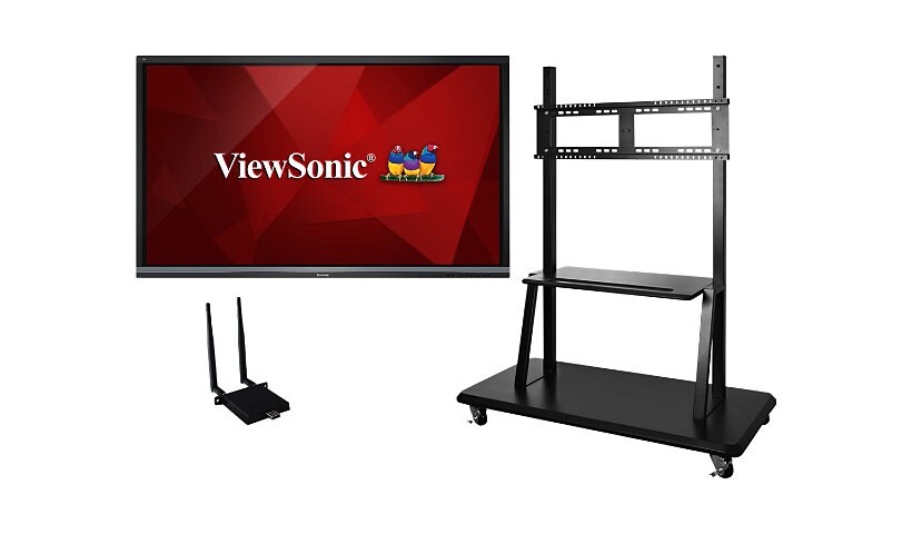 ViewSonic ViewBoard IFP8650-E2 Interactive Flat Panel Education Bundle with