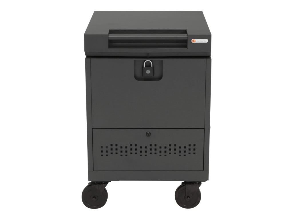 Bretford Cube Toploader Mini - cart - for 20 devices - charcoal