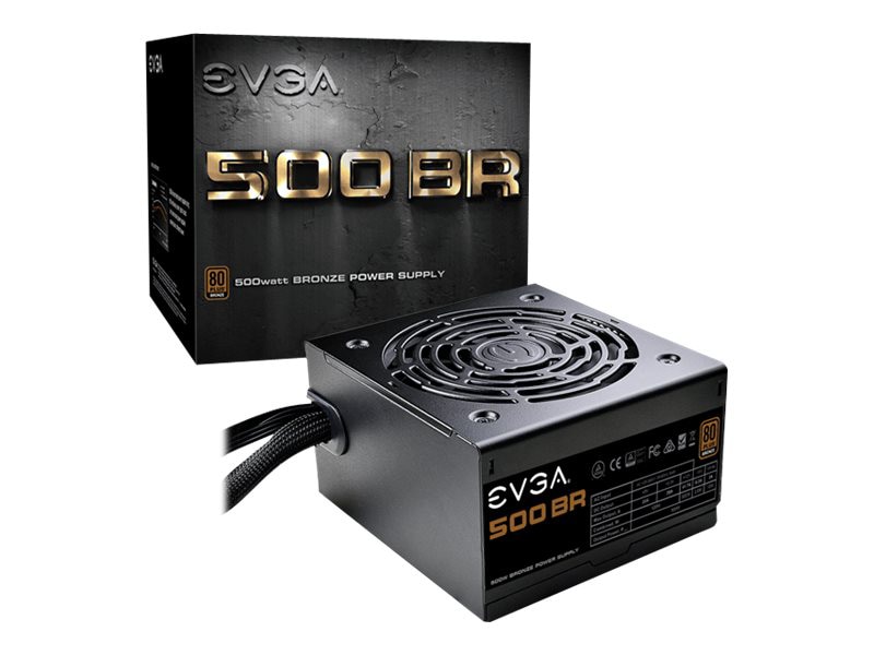 EVGA 500 BR - power supply - 500 Watt