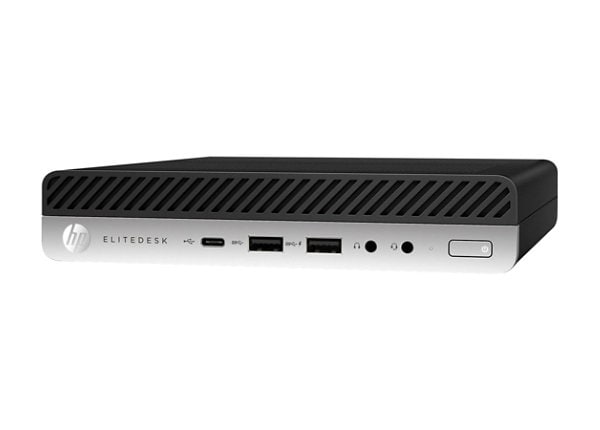 HP EliteDesk 800 G3 - mini desktop - Core i5 7500 3.4 GHz - 8 GB - 256 GB