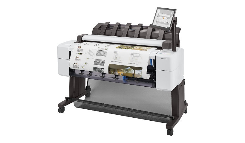 HP Designjet T2600dr PostScript Inkjet Large Format Printer - Includes Printer, Scanner, Copier - 36" Print Width -