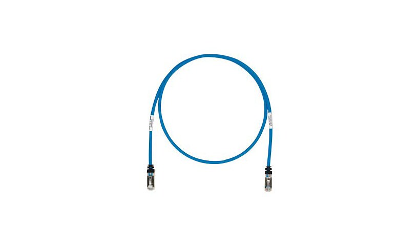 Panduit TX6A 10Gig patch cable - 8 ft - blue