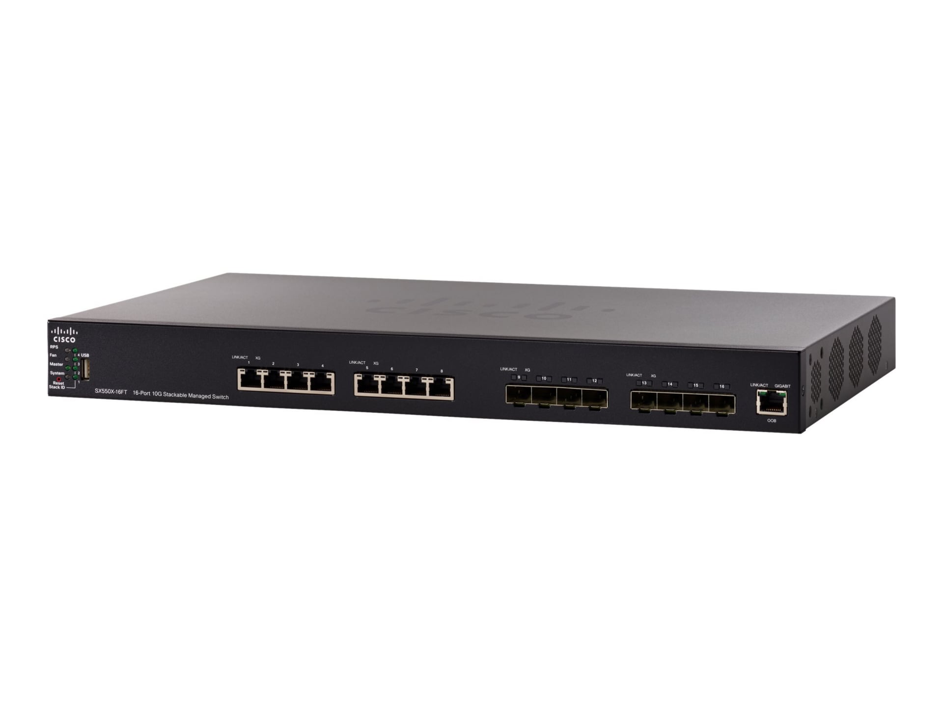 Cisco 550X Series SX550X-16FT - switch - 16 ports - managed - rack-mountable