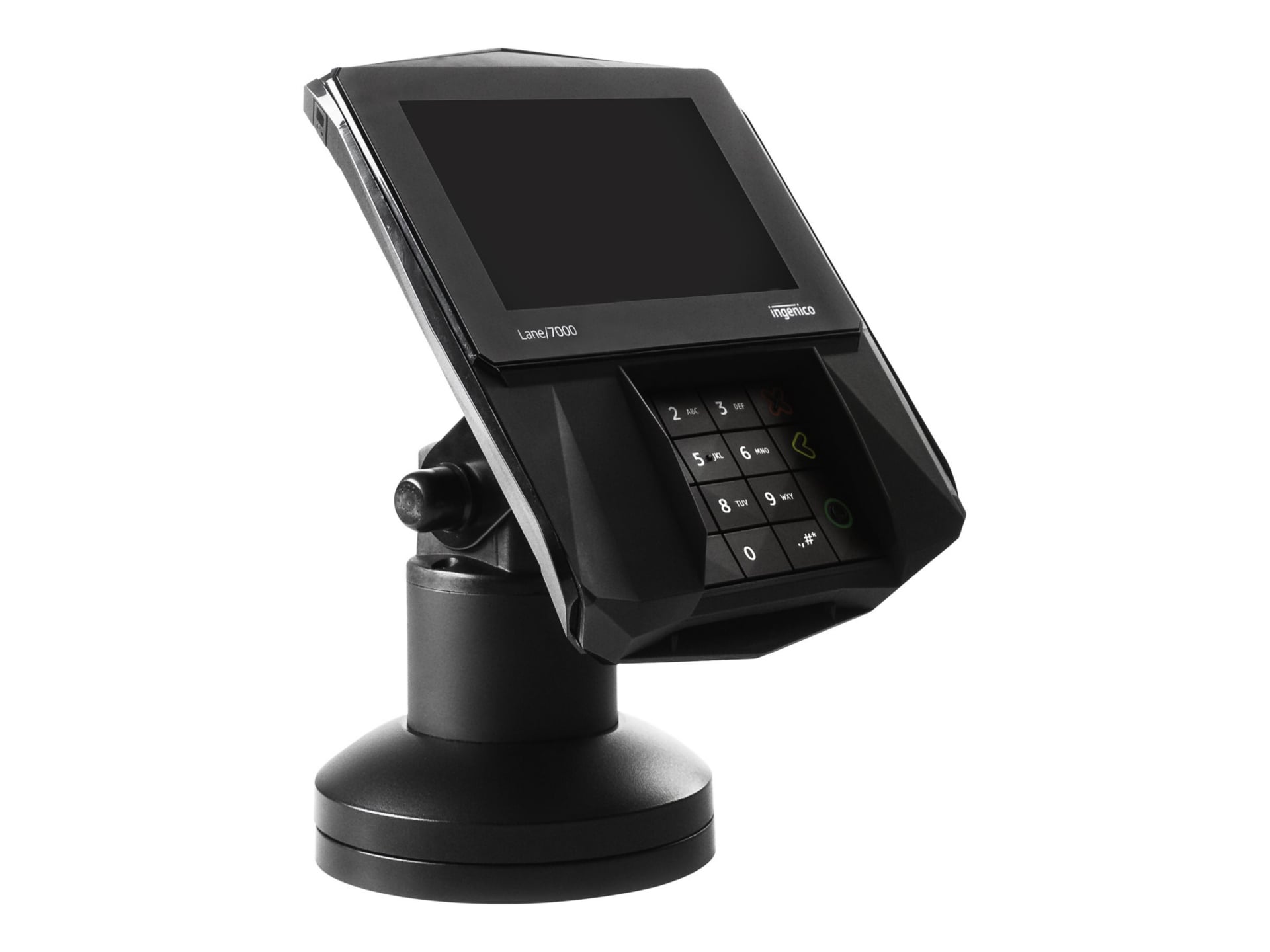 HAT Design Works Payment Terminal Stand PTS-04-LANE mounting kit - for point of sale terminal - vista black