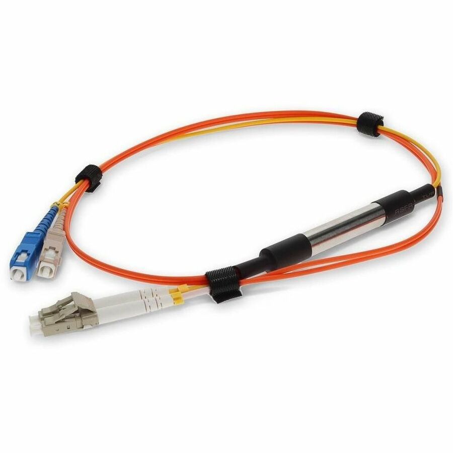 Proline 3m LC Offset (Male) to SC (Male) OM1 & OS1 Duplex OFNR (Riser-Rated) Fiber Mode Conditioning Cable