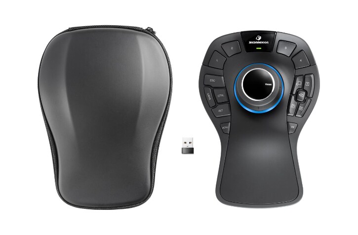 3Dconnexion SpaceMouse Pro Wireless - 3D mouse - 2.4 GHz