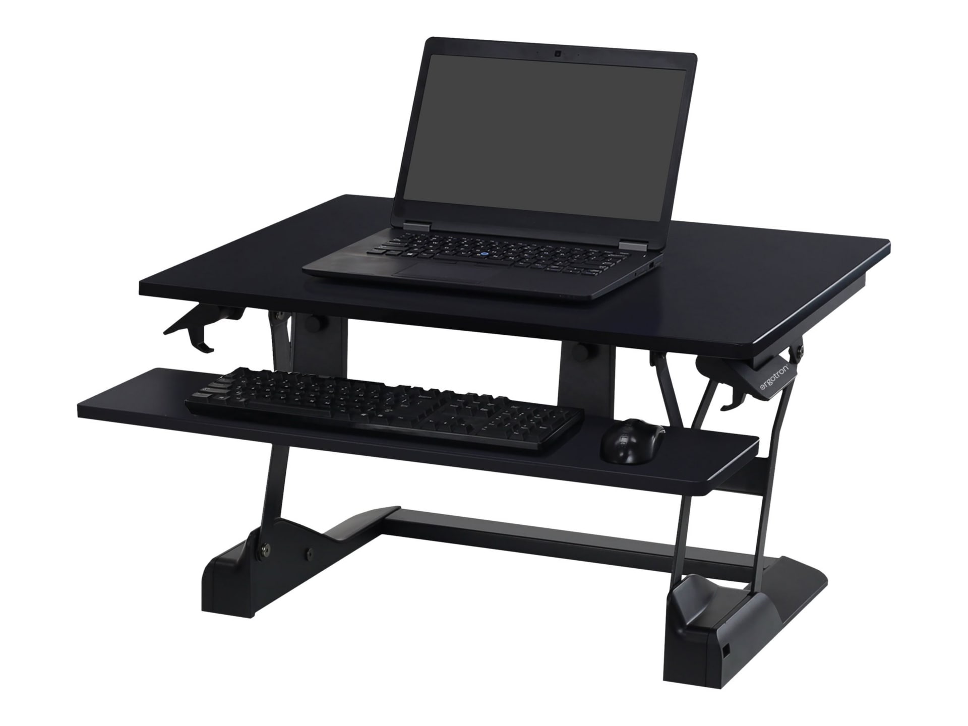 Ergotron WorkFit-TS Compact - standing desk converter - rectangular - black