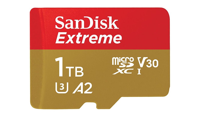 SanDisk Extreme - flash memory card - 1 TB - microSDXC UHS-I