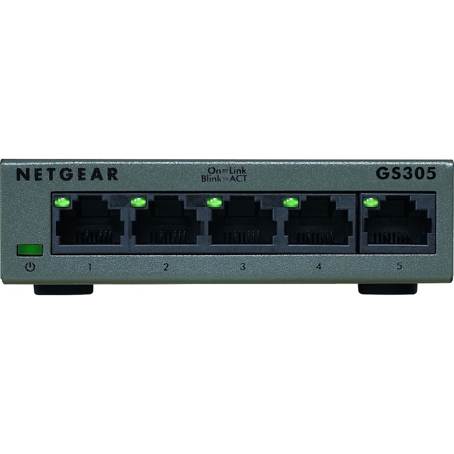 NETGEAR GS305 Switch Unmanaged - Switch Gigabit Ethernet a 5 porte