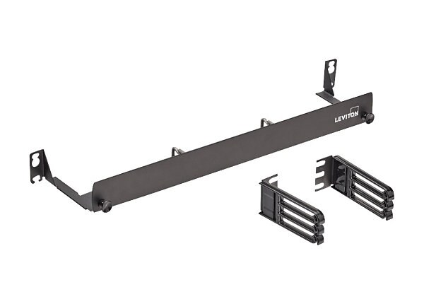 Leviton Patch Cord Manager Tray - rack cable management tray - 1U