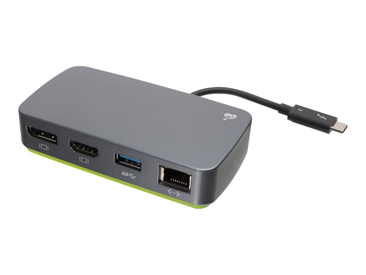 IOGEAR Thunderbolt 3 Travel Dock - docking station - Thunderbolt 3 - Mini D