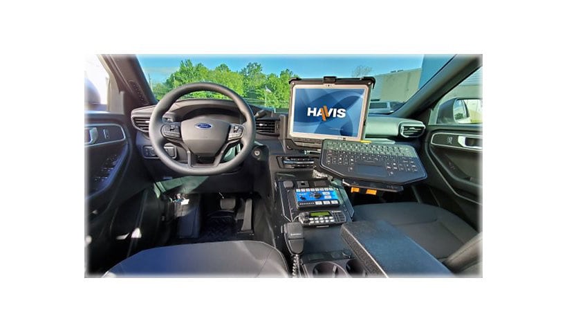 Havis Ford Interceptor Utility Specific Angled Console