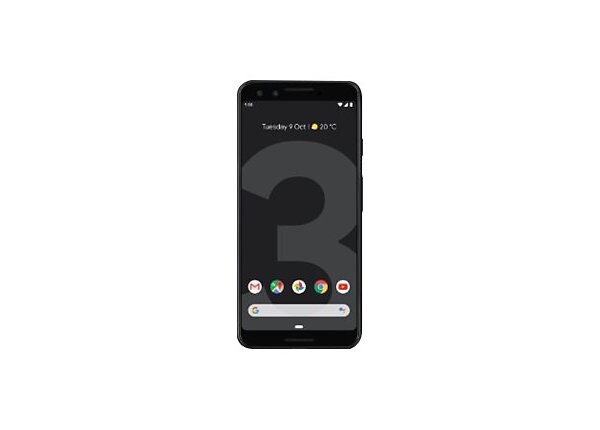 Google Pixel 3 - just black - 4G - 64 GB - CDMA / GSM - smartphone