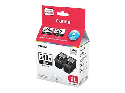 Canon PG-240XL Twin PK - pack de 2 - XL - noir - original - cartouche d'encre