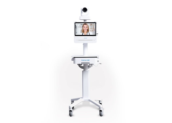 Avizia American Well C250 20x Zoom Telemedicine Cart