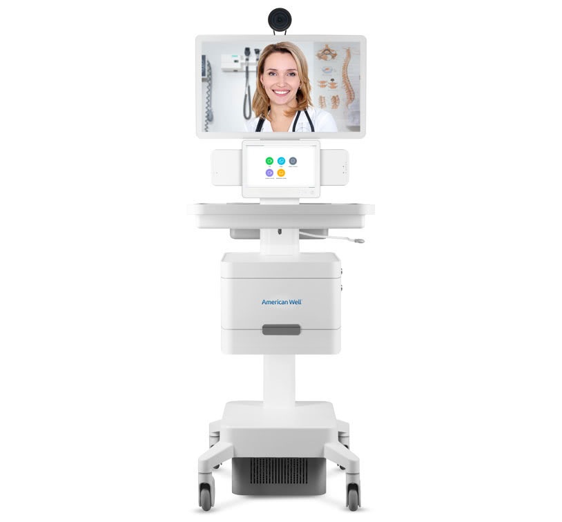 Avizia American Well C760 Intuitive Touchscreen Telemedicine Cart