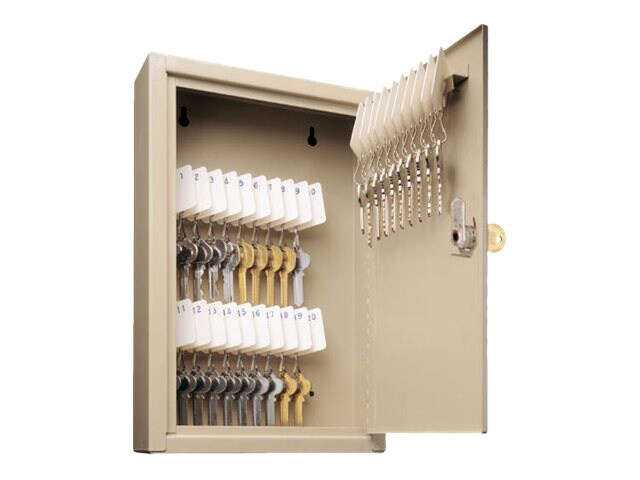 STEELMASTER Unitag 30 - key cabinet - 1 doors - 30 hooks - pearl sand