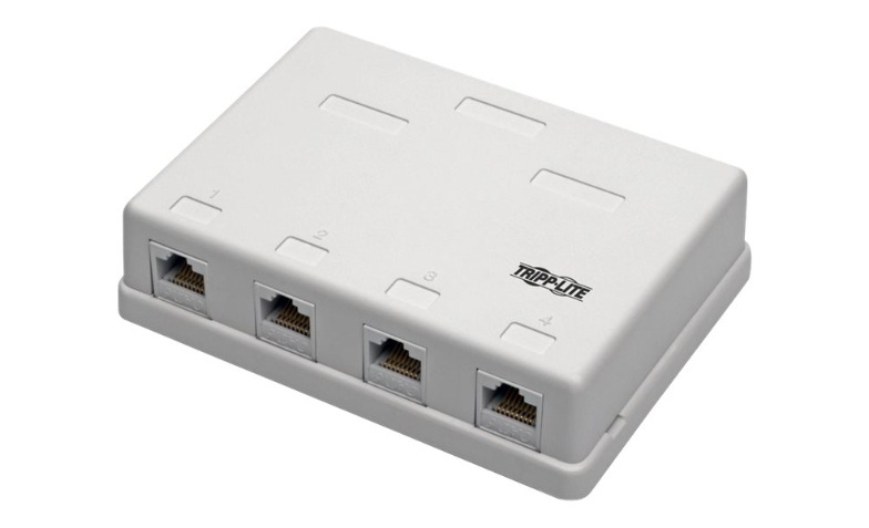 ppp　4枚 Eaton Tripp Lite Series Pre-Configured Unshielded Cat6 4-Port